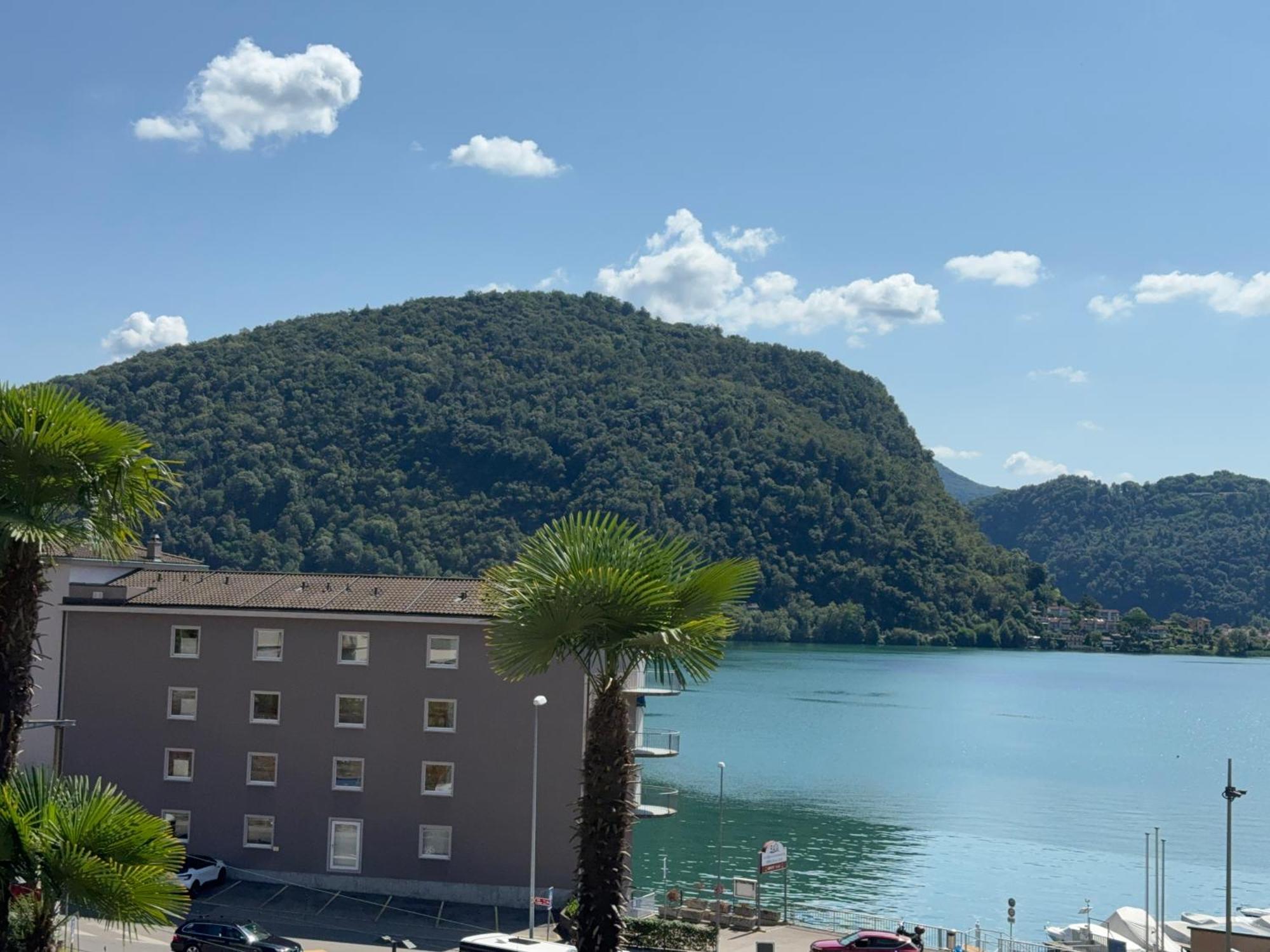 Neue Gartenwohnung Mit Sicht Auf Den Luganersee Ponte Tresa Exterior foto